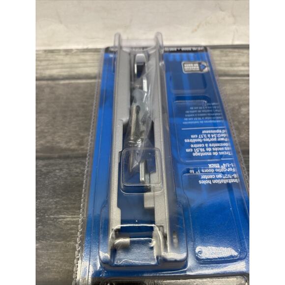 Wright Non-Keyed Reversible Flush-Mount Patio Door Latch, Aluminum, V1195 {20} - Picture 8 of 12